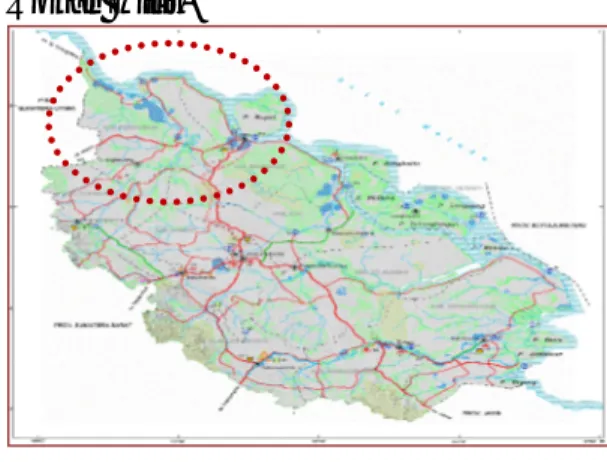 Gambar 1.1 Peta wilayah layanan  SPAM Regional II Propinsi Riau