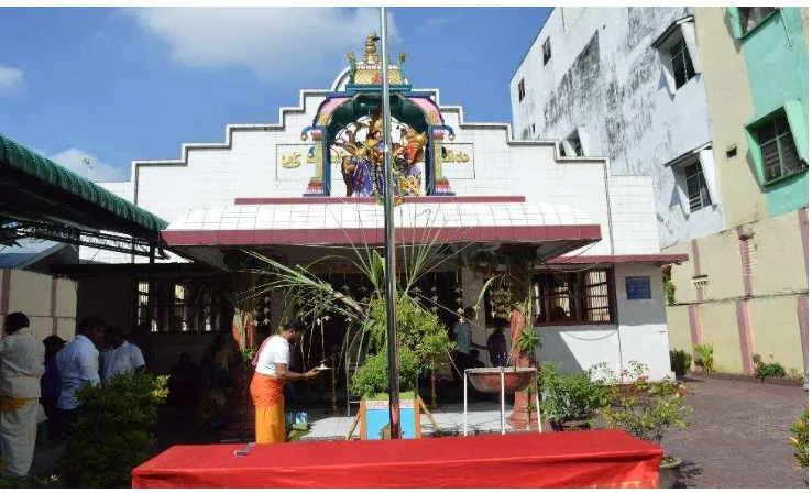 Gambar 3.2 Di dalam Kuil Shri Mariamman 