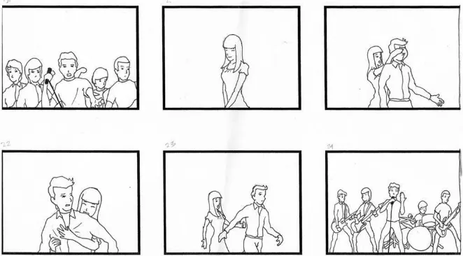 Gambar 3.1 Ilustrasi manual untuk storyboard. 