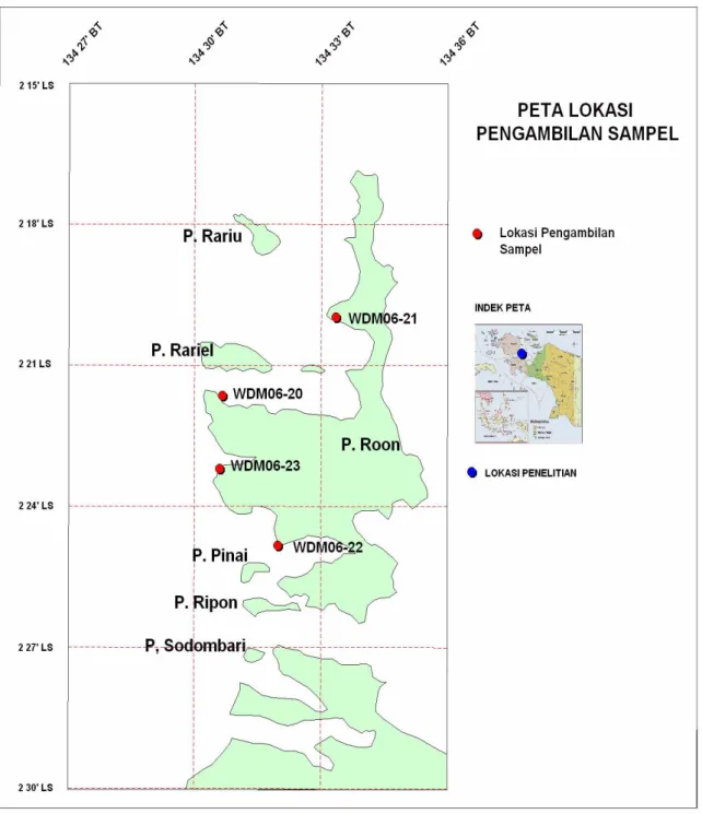 Gambar 2. Contoh salah satu hasil plotting Kimia di WDM06-20