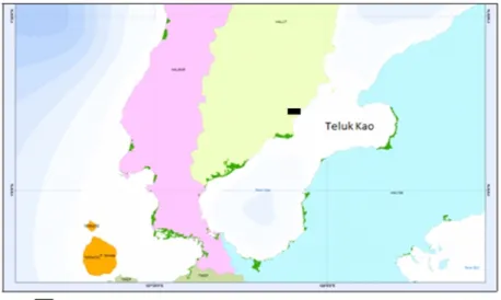 Figure 1. Map of Research Location (Kao Bay, Halmahera).