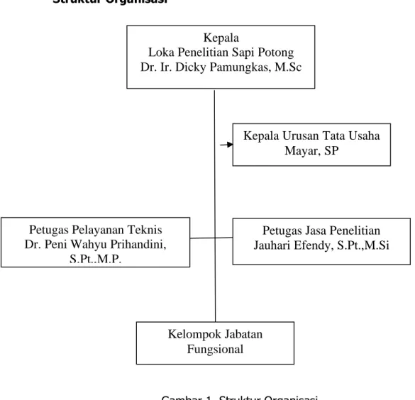 Gambar 1. Struktur Organisasi 