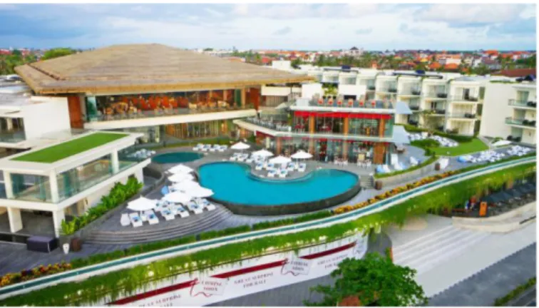 Gambar 12. Area Ruang Tunggu Sheraton, Kuta, Bali  Sumber: Okdiyanto (2013) 