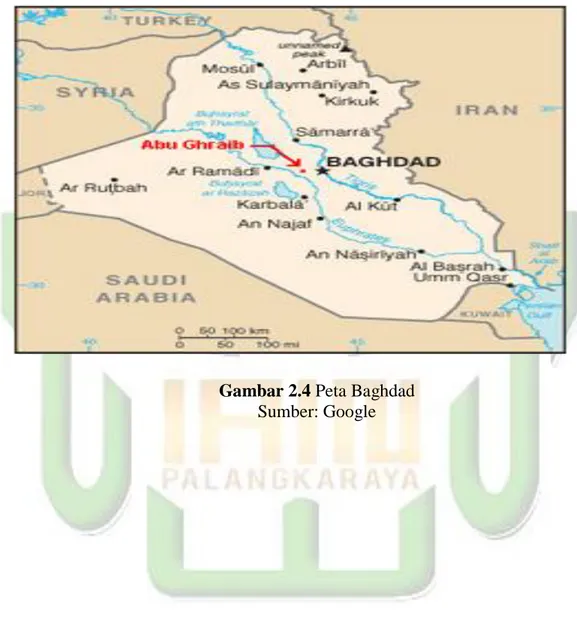 Gambar 2.4 Peta Baghdad  Sumber: Google 
