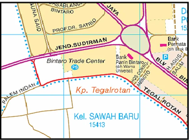 Gambar  3.8. Letak Geografis Kopi Tiam Uncle Tan    (Sumber: Dokumen Pribadi) 