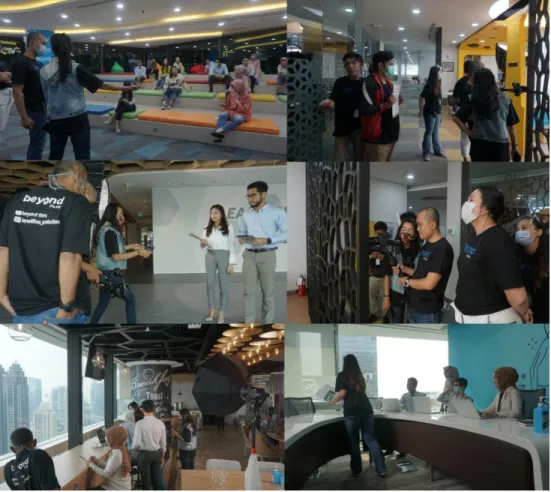 Gambar 3.8. Proses Syuting dengan Lembaga Penjamin Simpanan 