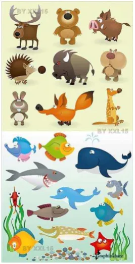 Gambar III.3 Animals vector 