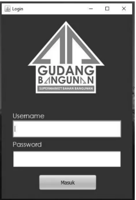 Gambar 5. Tampilan Login Sistem 