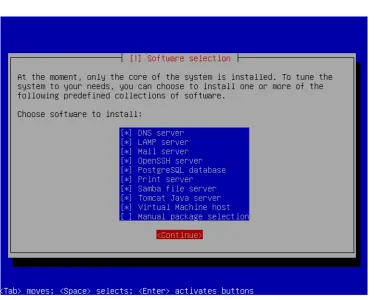 Gambar III.22 Menu Pilih Software Tersedia yang Dapat Dipilih 