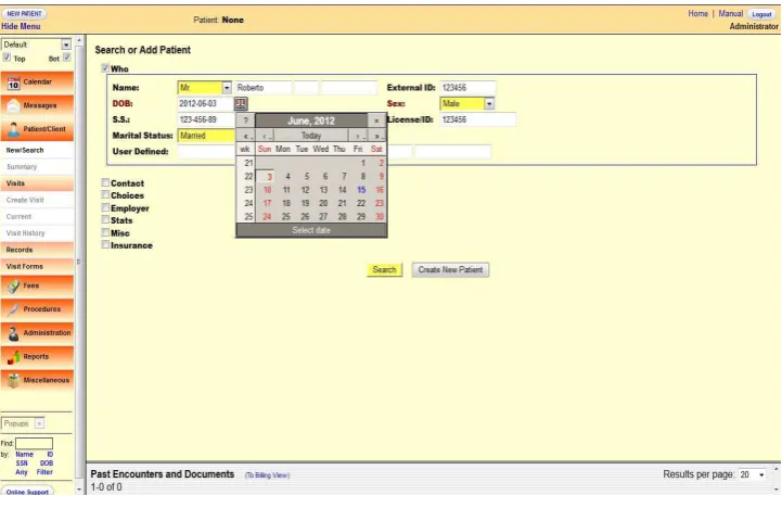 Gambar 4.31  Form Pengisian Data Pasien 