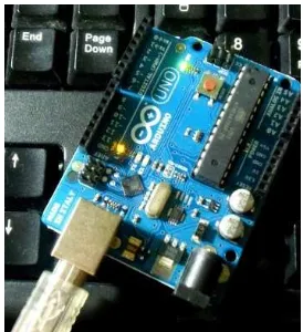 Gambar 4. Pengujian Board Arduino 