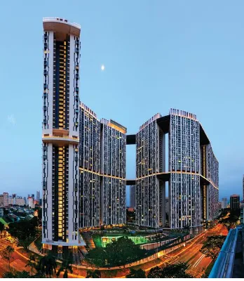 Gambar 2. 1. Massa Apartemen Pinnacle  yang Berbentuk Kurva 