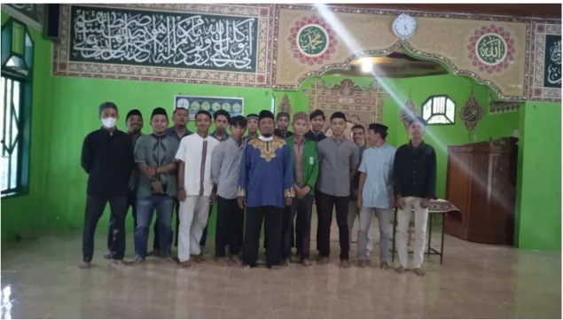 Foto bersama santriwan 