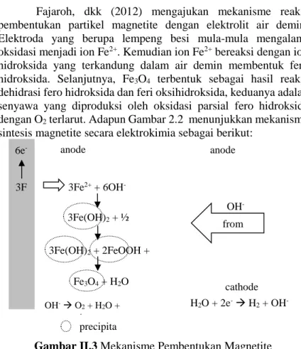 Gambar II.3 Mekanisme Pembentukan Magnetite 