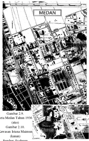 Gambar 2.9.Peta Medan Tahun 1936