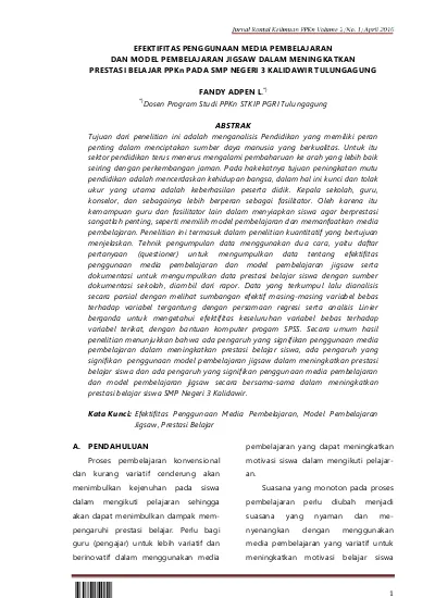 Top PDF Penerapan Media Dalam Pembelajaran PPKn SMP - 123dok.com