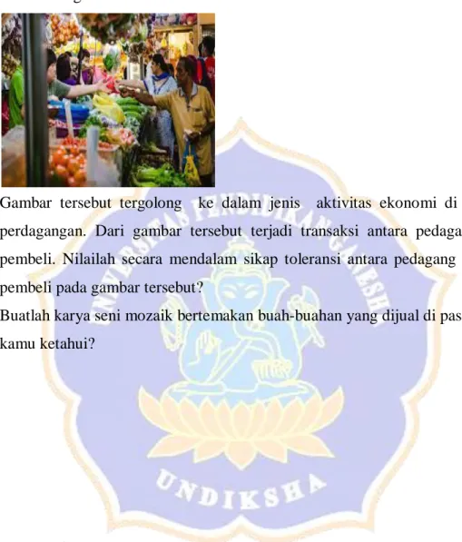 Gambar tersebut tergolong  ke dalam jenis  aktivitas ekonomi di bidang jasa. 