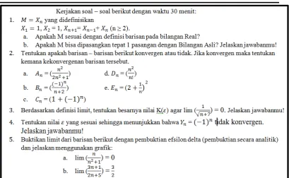 Gambar 1. Soal untuk Tes Pengambilan Data 