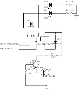 Gambar 3.6 Skema Rangkaian Switching Transistors (a) 