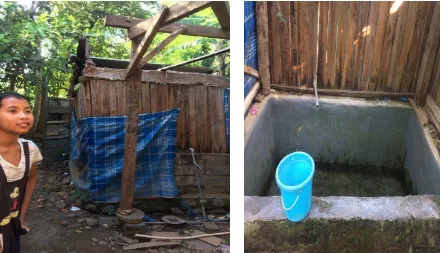 Gambar 1 kondisi rumah Bapak Sanaddin, yang mendapat bedah rumah tahun 2015 