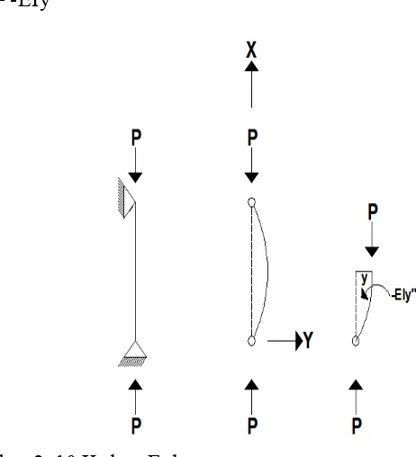 Gambar 2. 10 Kolom Euler 