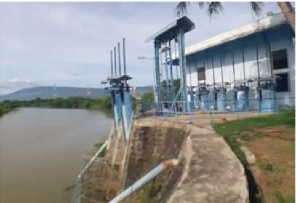 Gambar 4.2 Bangunan Intake Air IPA PDAM Tirta Daroy di Sungai Krueng Aceh