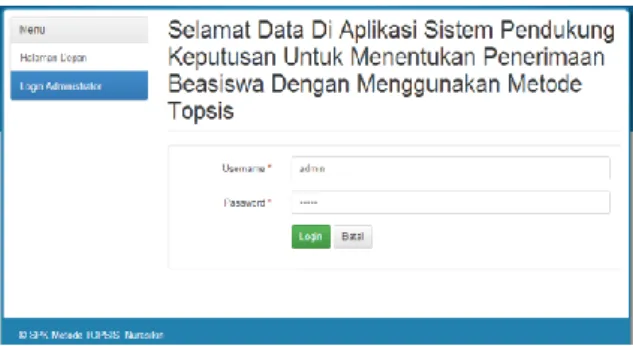 Gambar 5.1 Tampilan Menu Utama 