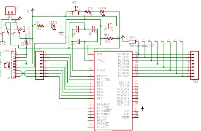 Gambar 3.6. Rangkaian Skematik Sistem Minimum Mikrokontroler AT89S52
