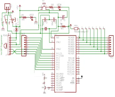 Gambar 4.1 Pengujian Rangkaian Mikrokontroller AT89S52 