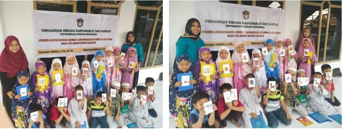 Gambar 9. Foto Bersama Anak TPA Baitul Maqdis 