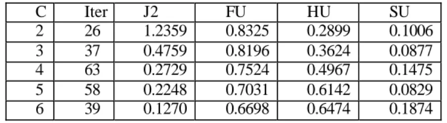 Tabel 2.  Hasil Kluster dengan FCM untuk m=2 
