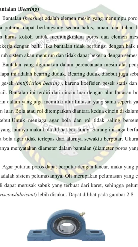 Gambar 2.10  Bantalan ( Bearing ) 