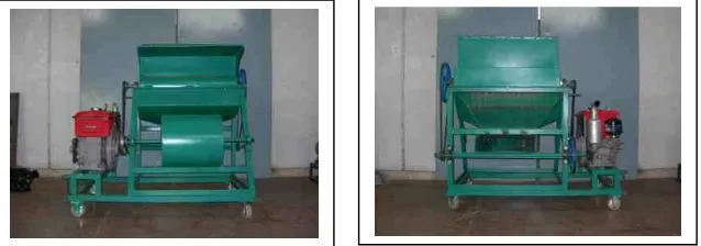 Gambar 1. Hasil rekayasa alat-mesin pencacah jerami padi 