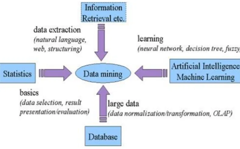 Gambar 1. Bidang Ilmu Data Mining