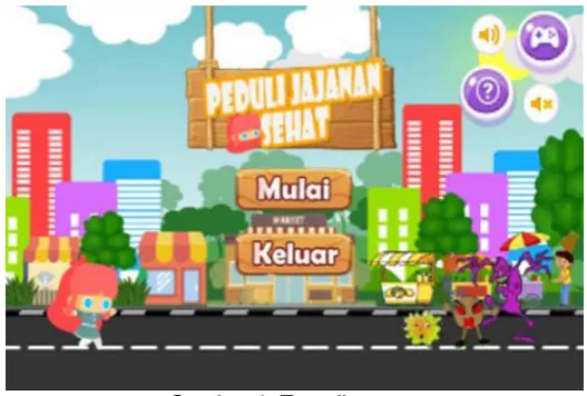 Gambar 1. Tampilan menu utama 