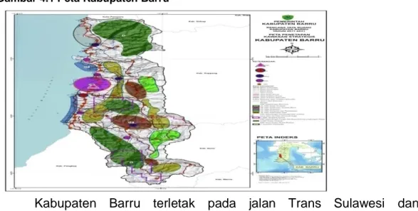 Gambar 4.1 Peta Kabupaten Barru 