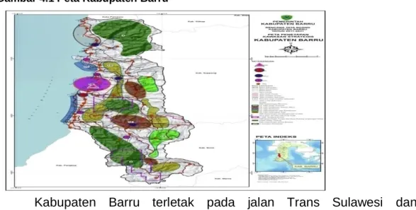 Gambar 4.1 Peta Kabupaten Barru 