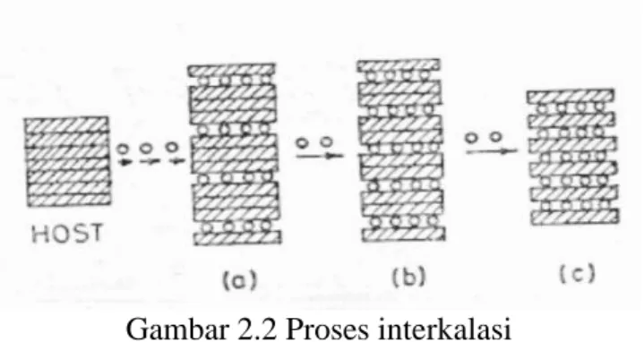 Gambar 2.2 Proses interkalasi 