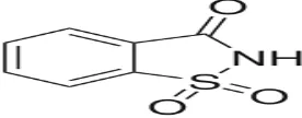 Gambar 2.3.2 Struktur Kimia Sakarin 