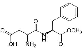 Gambar 2.3.1 Struktur Kimia Aspartam 