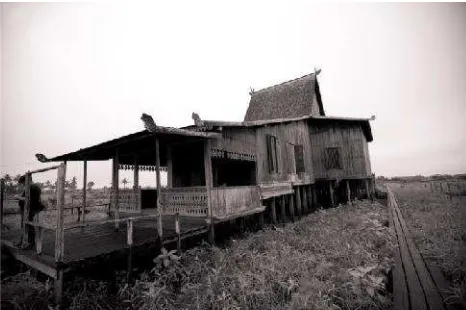 Gambar 2. Salah satu arsitektur masyarakat Banjar di Kalimantan Selatan