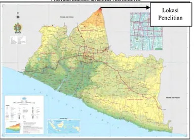 Gambar 3.1 Peta Lokasi Penelitian 