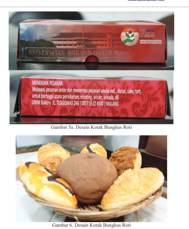 Gambar 6. Desain Kotak Bungkus Roti 