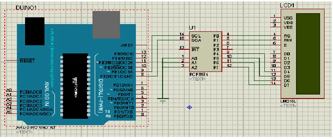 Gambar 1V.4 Rancangan LCD 16x2  4.  Rancangan Motor DC 