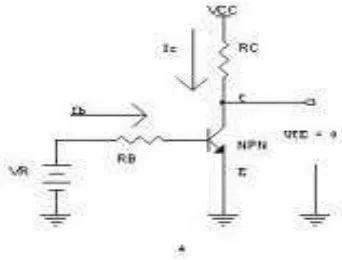 Gambar 2.10Transistor sebagai switching dan Relay 