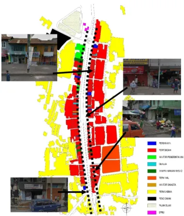 Gambar 1. Koridor Jalan Jamin Ginting Kota Berastagi