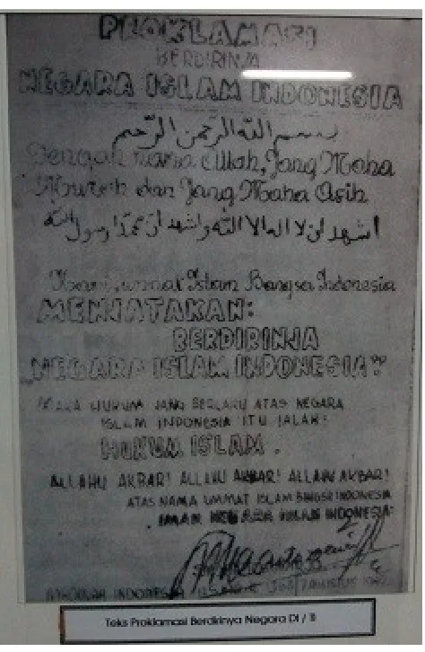 Gambar Teks Proklamasi NII