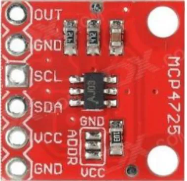 Gambar 2.6 Gambar Modul DAC MCP4725 