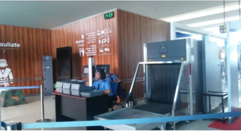 Gambar  4.17   Gate ke ruang check-in 