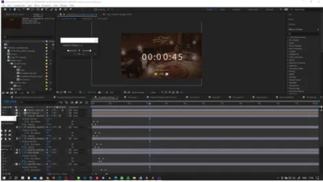 Gambar 3.6. Proses merancang countdown video   